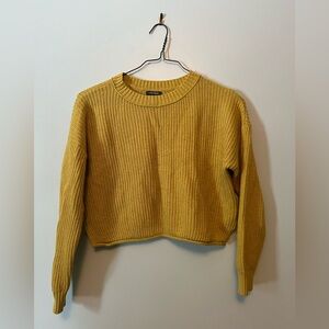 Wild Fable Mustard Crew Neck Sweater